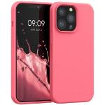 iPhone 13 Pro kryty kwmobile ružovej farby zo silikónu 