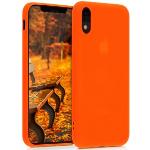 iPhone XR kryty kwmobile oranžovej farby zo silikónu 