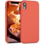 iPhone XR kryty kwmobile oranžovej farby zo silikónu 