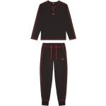 Pánske Pyžamové nohavice Diesel čiernej farby vo veľkosti XS s dlhými rukávmi 