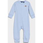 Dojčenské Detské body Gant Shield modrej farby z bavlny do 12 mesiacov s dlhými rukávmi vhodné do práčky 