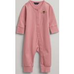 Dojčenské Detské body Gant Shield ružovej farby z bavlny do 12 mesiacov s dlhými rukávmi 