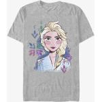 Queens Disney Frozen 2 - Elsa Face Unisex T-Shirt Heather Grey S