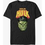 Pánske Tričká s krátkym rukávom queens čiernej farby s motívom Hulk 