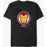 Queens Marvel - Ironman Hex Men's T-Shirt Black S