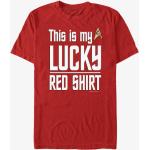 Queens Paramount Star Trek - Lucky Red Shirt Unisex T-Shirt Red S