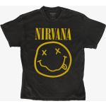 Pánske Tričká s krátkym rukávom queens čiernej farby vo veľkosti XS s motívom Nirvana 