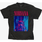 Pánske Tričká s krátkym rukávom queens čiernej farby vo veľkosti XS s motívom Nirvana 