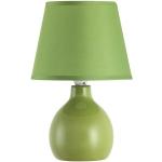 Stolové lampy Rabalux zelenej farby v elegantnom štýle z keramiky v zľave kompatibilné s E14 