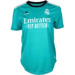 Dámske Tričká s dlhým rukávom adidas zelenej farby v športovom štýle s dlhými rukávmi s motívom Real Madrid 