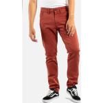 REELL nohavice - Flex Tapered Chino Red Brown (190)