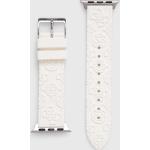 Dámske Inteligentné hodinky Guess bielej farby z plastu v zľave s silikón remienkom  materiál púzdra Silikón 