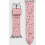 Dámske Inteligentné hodinky Guess ružovej farby z plastu v zľave s silikón remienkom  materiál púzdra Silikón 