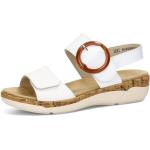 Dámske Sandále Remonte bielej farby vo veľkosti 41 na leto 