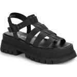 Dámske Sandále Replay čiernej farby zo syntetiky vo veľkosti 40 na leto 