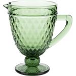Džbány Kondela zelenej farby v retro štýle zo skla 