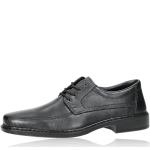 Pánske Spoločenské topánky Rieker čiernej farby v elegantnom štýle vo veľkosti 40 