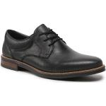 Pánske Spoločenské topánky Rieker čiernej farby v elegantnom štýle z koženky vo veľkosti 45 v zľave na jar 