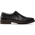 Pánske Spoločenské topánky Rieker čiernej farby v elegantnom štýle z kože vo veľkosti 45 na jar 