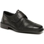 Pánske Spoločenské topánky Rieker čiernej farby v elegantnom štýle z kože vo veľkosti 41 v zľave na jar 