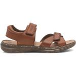 Dámske Kožené sandále Rieker hnedej farby vo veľkosti 40 na leto 