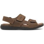 Pánske Kožené sandále Rieker hnedej farby vo veľkosti 43 na leto 