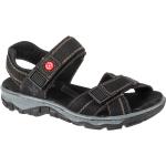 Dámske Športové sandále Rieker čiernej farby vo veľkosti 42 na leto 
