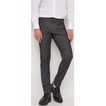 Pánske Designer Slim Fit jeans HUGO BOSS BOSS sivej farby z bavlny so šírkou 33 s dĺžkou 32 v zľave 