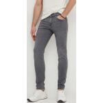 Pánske Designer Slim Fit jeans HUGO BOSS BOSS sivej farby z bavlny vo veľkosti XXS so šírkou 36 s dĺžkou 34 