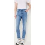 Dámske Designer Slim Fit jeans HUGO BOSS BOSS modrej farby z bavlny udržateľná móda 