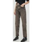 Dámske Slim Fit jeans Calvin Klein Jeans hnedej farby regular z bavlny so šírkou 27 s dĺžkou 32 