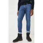 Pánske Slim Fit jeans Emporio Armani modrej farby z bavlny so šírkou 36 s dĺžkou 34 