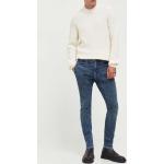 Pánske Slim Fit jeans G-Star Raw tmavo modrej farby z bavlny so šírkou 36 s dĺžkou 34 raw 