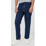 Pánske Straight Fit jeans GAP tmavo modrej farby regular z bavlny so šírkou 33 s dĺžkou 30 