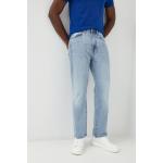 Pánske Straight Fit jeans GAP modrej farby regular z bavlny so šírkou 33 s dĺžkou 30 