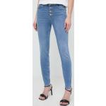 Dámske Skinny jeans Guess 1981 modrej farby z bavlny 