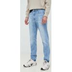Pánske Loose Fit jeans Guess modrej farby z bavlny so šírkou 33 s dĺžkou 32 