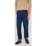 Pánske Straight Fit jeans Guess tmavo modrej farby regular z bavlny so šírkou 31 s dĺžkou 32 v zľave udržateľná móda 
