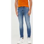 Pánske Skinny jeans Guess modrej farby super skinny z bavlny so šírkou 36 s dĺžkou 34 