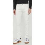 Pánske Slim Fit jeans Guess bielej farby z bavlny so šírkou 36 s dĺžkou 34 zúžené v zľave 