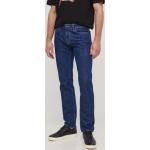 Pánske Slim Fit jeans Guess tmavo modrej farby z bavlny so šírkou 36 s dĺžkou 34 v zľave 