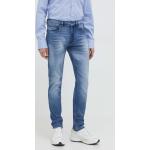 Pánske Slim Fit jeans HUGO modrej farby z bavlny so šírkou 33 s dĺžkou 34 