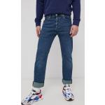 Pánske Straight Fit jeans LEVI´S 501 modrej farby regular z bavlny so šírkou 32 s dĺžkou 34 