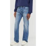 Pánske Bootcut jeans LEVI´S modrej farby rozšírené z bavlny so šírkou 36 s dĺžkou 34 v zľave 
