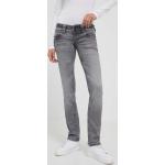 Dámske Straight Fit jeans Pepe Jeans sivej farby regular z bavlny so šírkou 26 s dĺžkou 32 nízky pás 