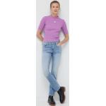Dámske Slim Fit jeans Pepe Jeans tyrkysovej farby z bavlny so šírkou 26 s dĺžkou 30 v zľave 