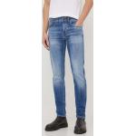 Pánske Slim Fit jeans Pepe Jeans modrej farby z bavlny so šírkou 36 s dĺžkou 34 v zľave 