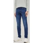 Pánske Slim Fit jeans Pepe Jeans tmavo modrej farby z bavlny so šírkou 36 s dĺžkou 34 zúžené 