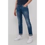 Pánske Slim Fit jeans Tommy Hilfiger TOMMY JEANS modrej farby z bavlny so šírkou 36 s dĺžkou 34 v zľave 
