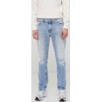 Pánske Straight Fit jeans Tommy Hilfiger TOMMY JEANS modrej farby regular z bavlny so šírkou 34 s dĺžkou 34 